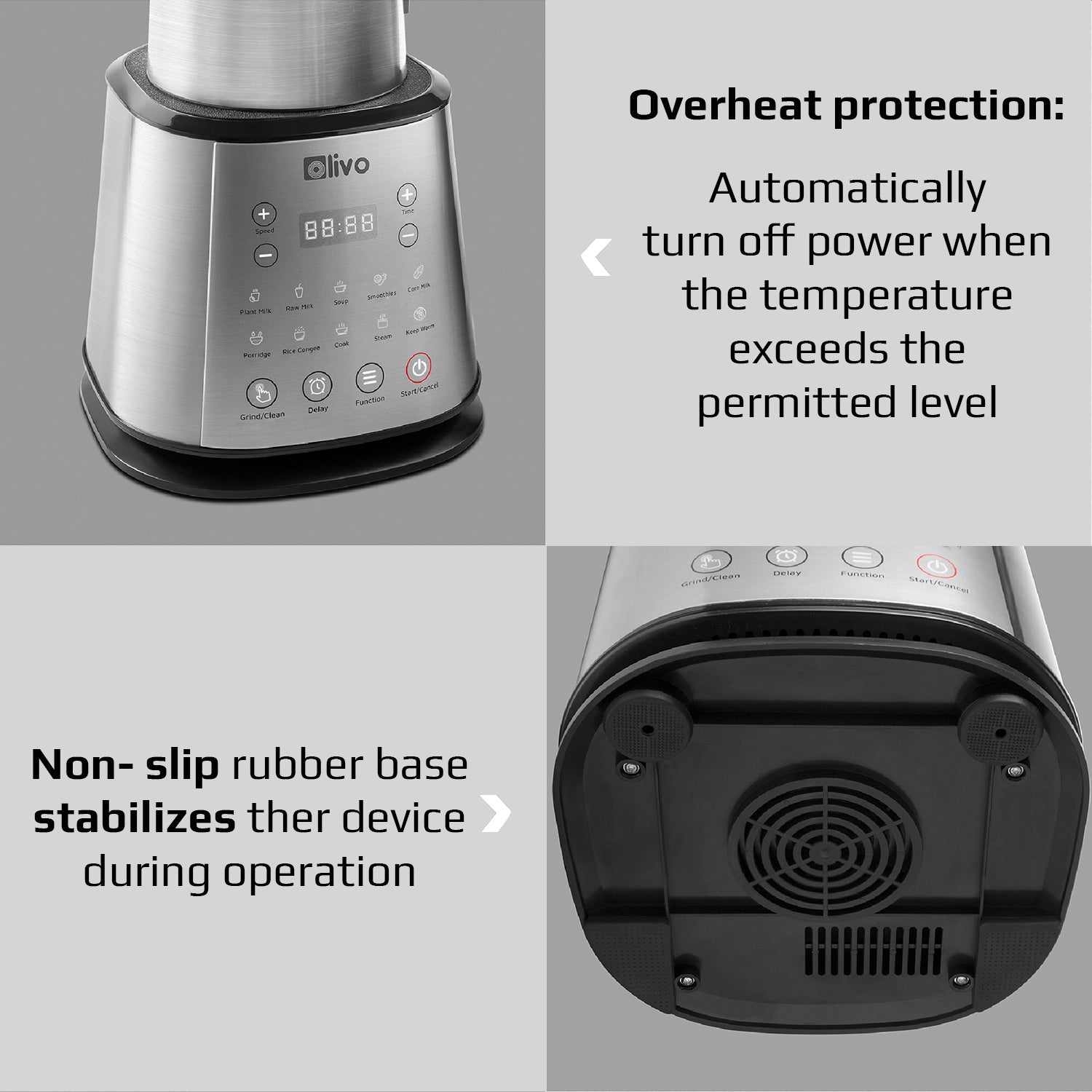 OLIVO X20 Nut Milk Maker- Cooking Nut Milk, Grinding Nut Milk, Making Multi-purpose Herbal Milk