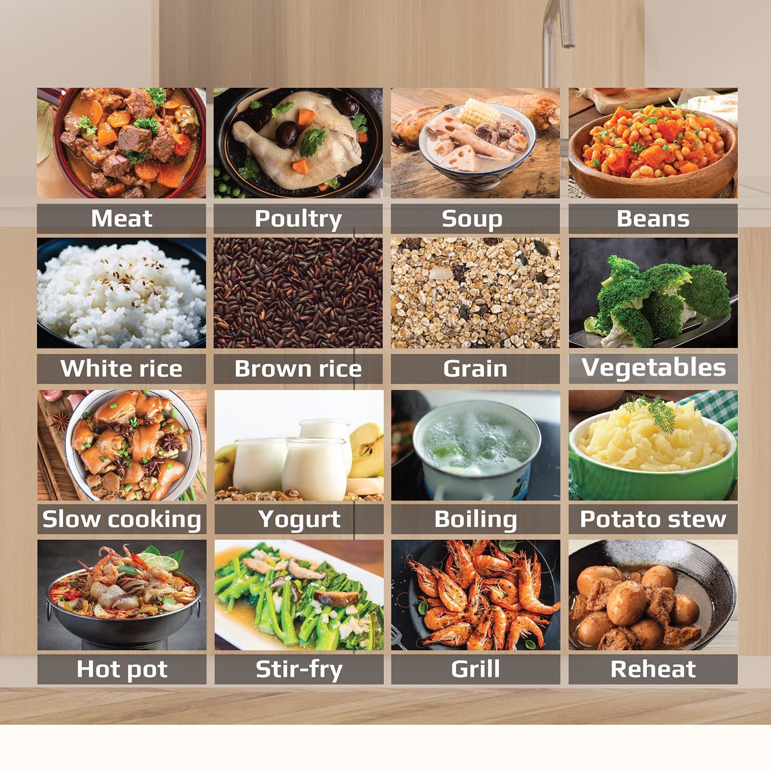 OLIVO PC60 Multifunctional Electric Pressure Cooker - 16 Preset Modes - Capacity 6L – Power 1000W