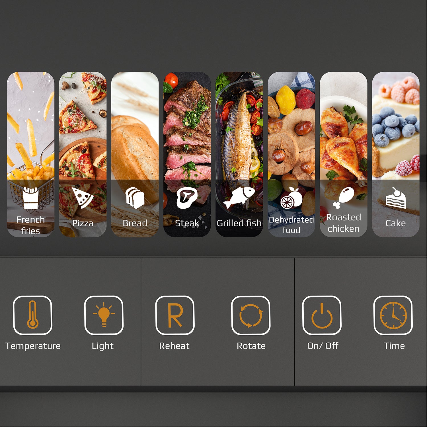 OLIVO AF12 Air Fryer - 08 Preset Functions - 12L Capacity - 1800W Power