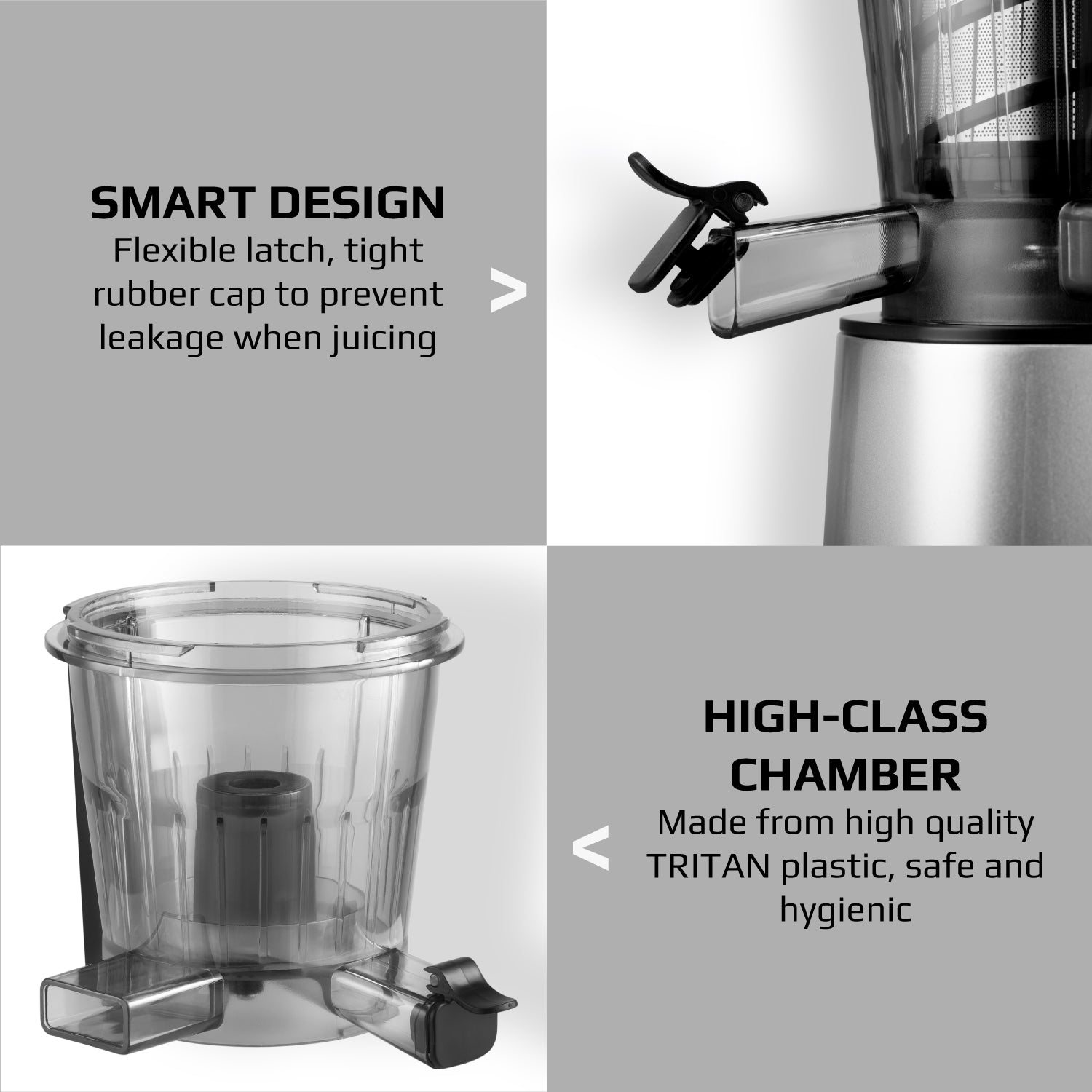 OLIVO SJ210 Slow Juicer - Squeeze Out Up To 98%- Multi-purpose Fruit A