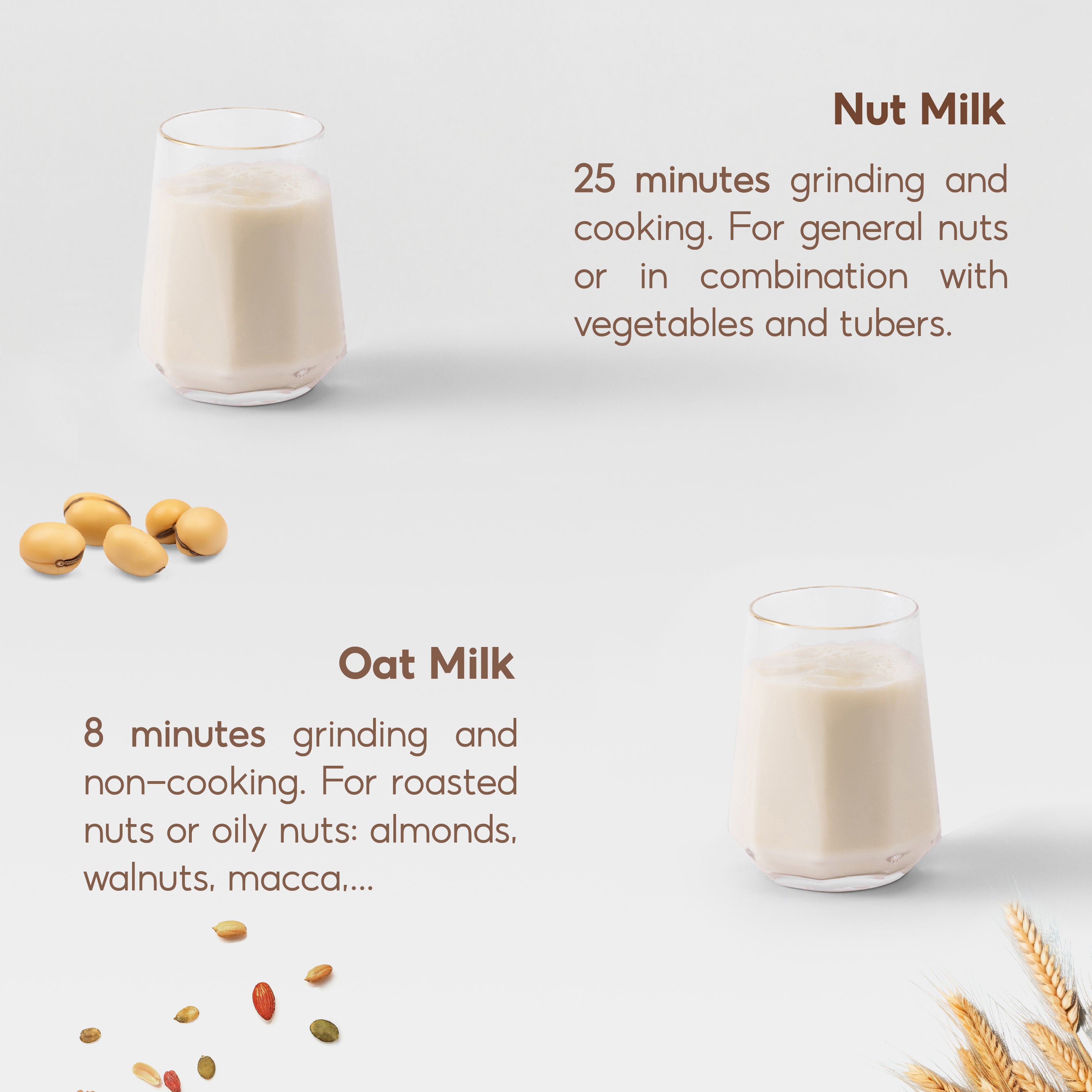 OLIVO CB1000 Automatic Nut Milk Maker - Almond, Cashew, Soy & Oat Milk Maker - Smoothie Blender - Soup Maker, 35 Oz, 9 Functions, 304 Stainless Steel, Safety Sensor, Spill-Proof, Easy to Use